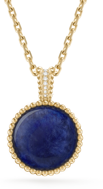 Van Cleef & Arpels,Perlée™ 25mm,25mm,Yellow Gold,White,Quartz,Sapphire,Round,VCARPBN000