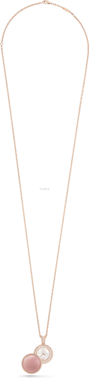 Van Cleef & Arpels,Perlée™ 25mm,25mm,Rose Gold,White,Quartz,Sapphire,Round,VCARPBN100