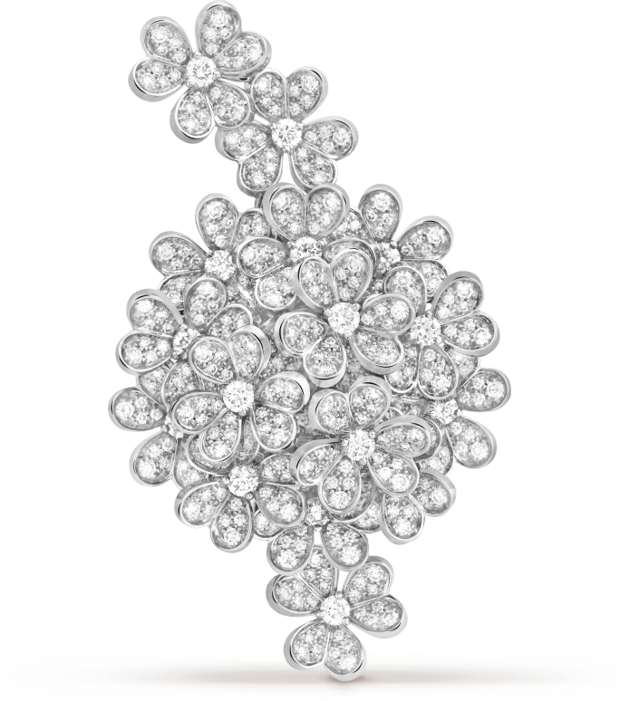 Van Cleef & Arpels,Other 33mm,33mm,White Gold,Setting,Diamonds,VCARO8X000