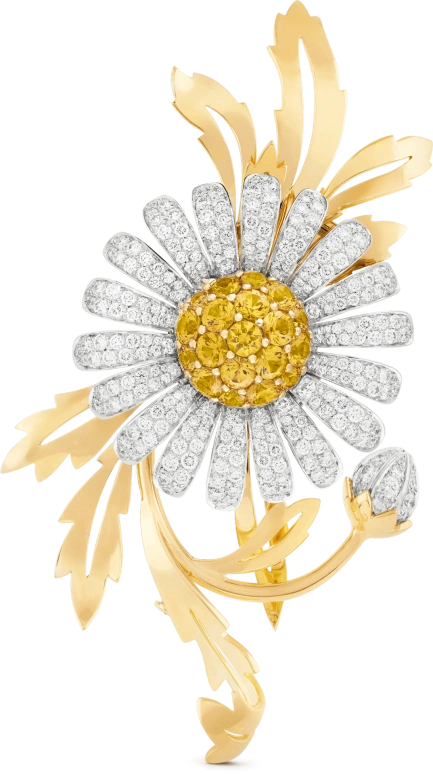 Van Cleef & Arpels,High Jewelry 12mm,12mm,Sapphire,White Gold,Sapphire,Crystal Glass,Yellow,Setting,Diamonds,Sapphire,VCARO8SP00