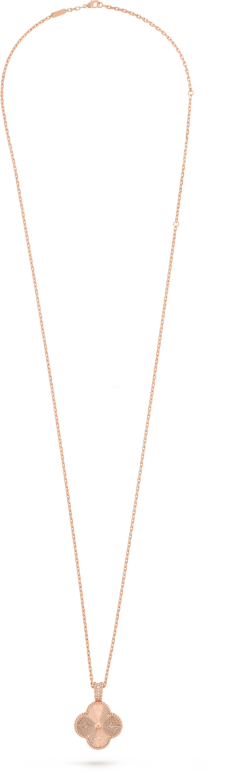 Van Cleef & Arpels,Alhambra® 28mm,28mm,Rose Gold,White,Mother of Pearl,VCARO8ZW00