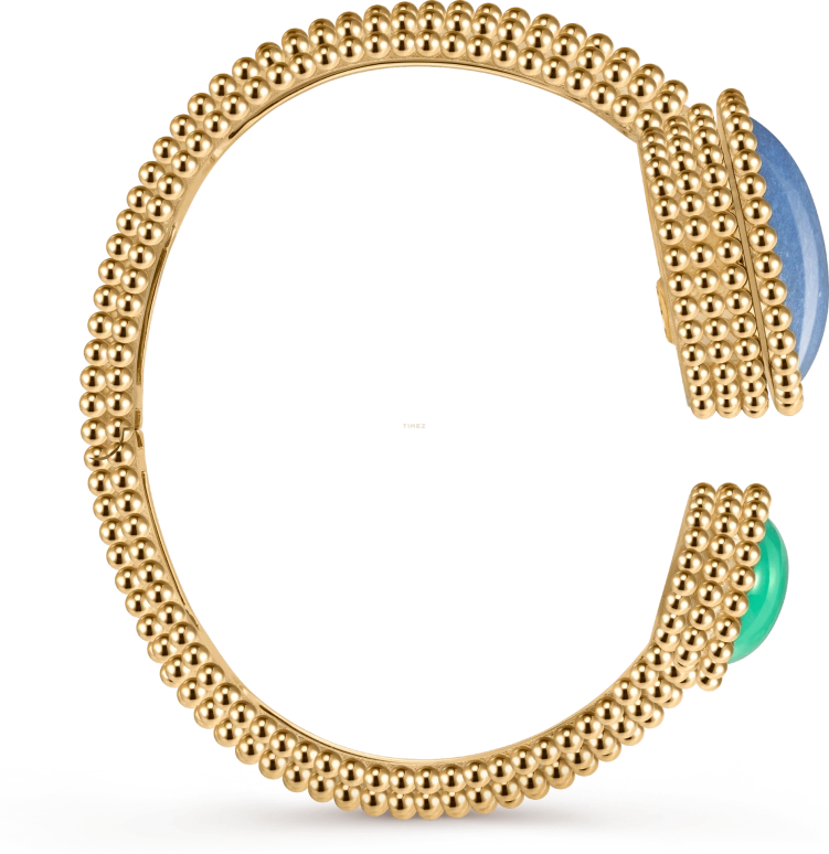 Van Cleef & Arpels,Perlée™ 25mm,25mm,Yellow Gold,White,Quartz,Sapphire,Round,VCARPETI00