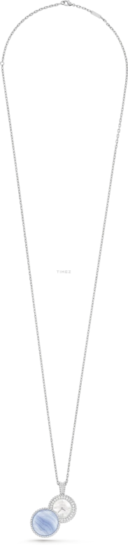 Van Cleef & Arpels,Perlée™ 25mm,25mm,White Gold,White,Quartz,Sapphire,Round,VCARPBMZ00