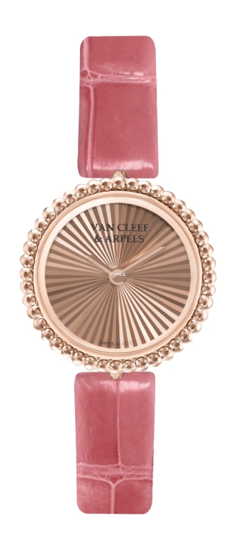 Van Cleef & Arpels,Perlée™ 23mm,23mm,Rose Gold,Quartz,Sapphire,Round,VCARPBML00