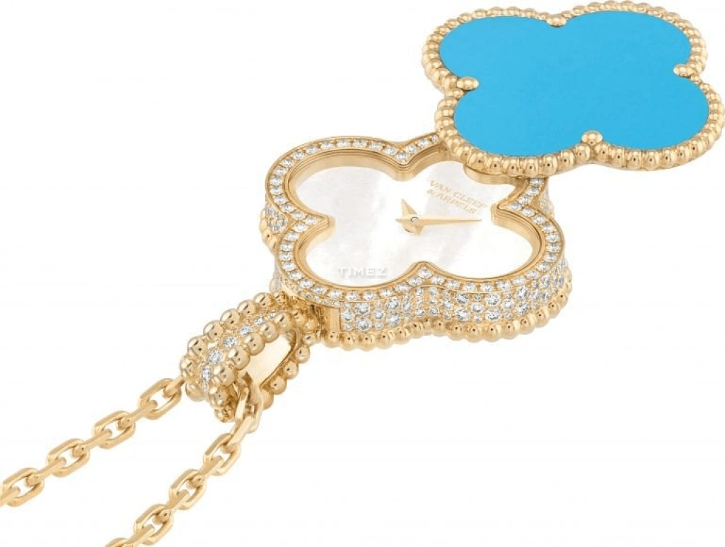 Van Cleef & Arpels,Alhambra® ,Yellow Gold,White,Quartz,Gold,Diamonds,VCARO8ZY00