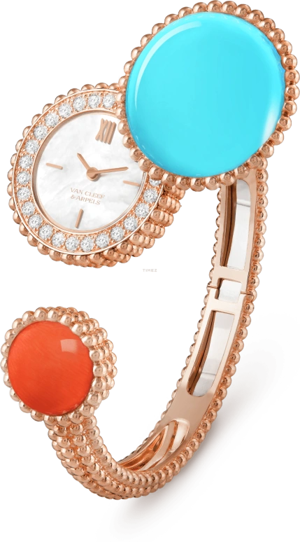 Van Cleef & Arpels,Perlée™ 25mm,25mm,Rose Gold,White,Quartz,Round,VCARPBKP00