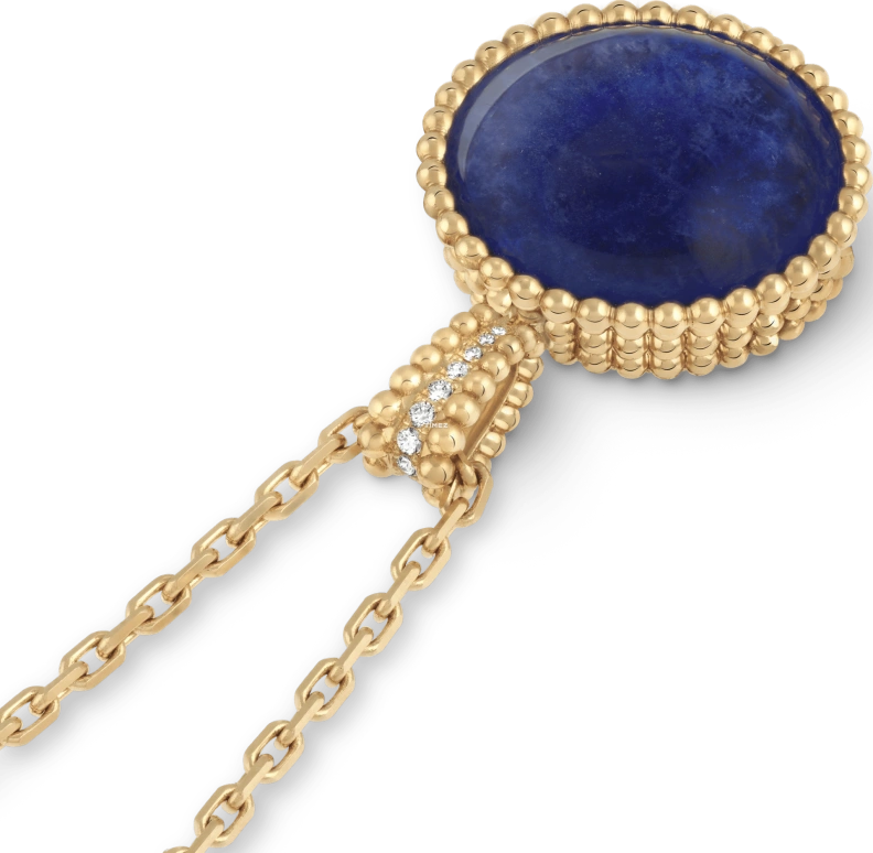 Van Cleef & Arpels,Perlée™ 25mm,25mm,Yellow Gold,White,Quartz,Sapphire,Round,VCARPBN000