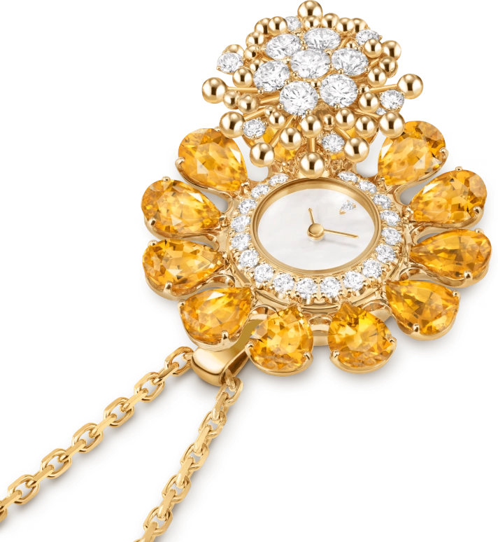 Van Cleef & Arpels,High Jewelry 12mm,12mm,Yellow Gold,White,Quartz,Sapphire,Other,VCARPET200