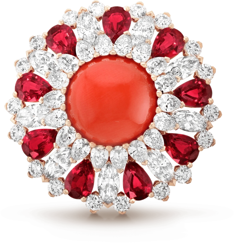 Van Cleef & Arpels,High Jewelry 159mm,159mm,Rose Gold,White,Sapphire,Crystal Glass,VCARO8X800