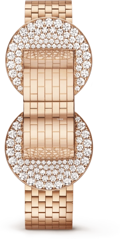 Van Cleef & Arpels,Ludo Secret 49x25mm,49x25mm,Rose Gold,White,Quartz,Rectangular,VCARPBKC00