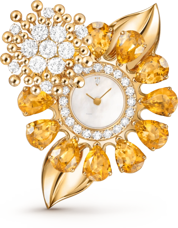 Van Cleef & Arpels,High Jewelry 12mm,12mm,Yellow Gold,White,Quartz,Sapphire,Other,VCARPET200