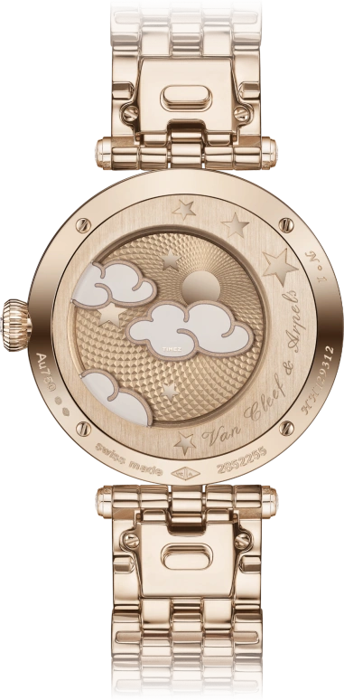 Van Cleef & Arpels,Poetic Complications® 33mm,33mm,Rose Gold,Violet,Purple,Automatic,Jumping Hours,Retrograde,VCARPBNK00