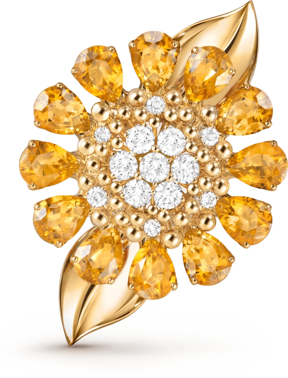 Van Cleef & Arpels,High Jewelry 12mm,12mm,Yellow Gold,White,Quartz,Sapphire,Other,VCARPET200