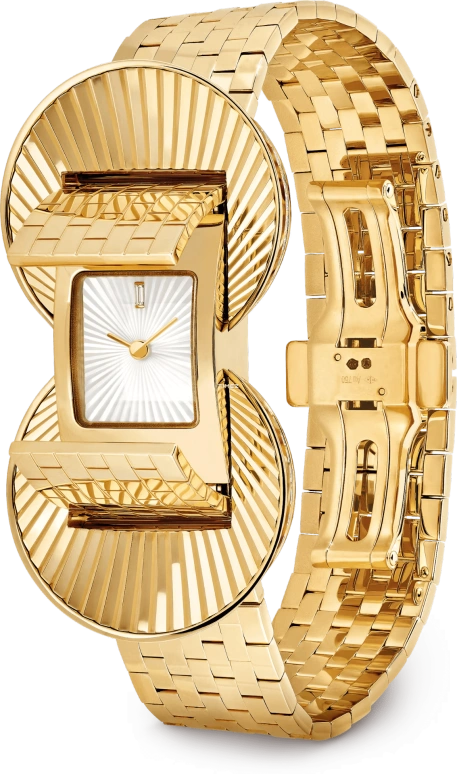 Van Cleef & Arpels,High Jewelry ,Yellow Gold,White,Quartz,Rectangular,Gold,VCARPBM300 