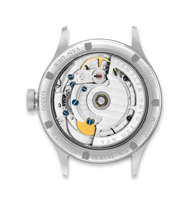 Van der Gang Watches,Ladies 34mm,34mm,Stainless Steel,Black,Automatic,Moonphase,Month,Date,Day,42hours,Sapphire,20007M