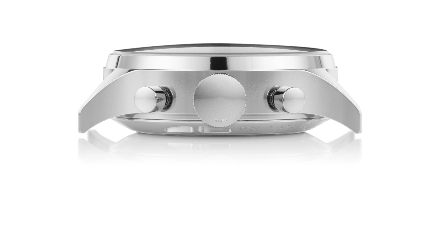 Van der Gang Watches,Chronograaf 41mm,41mm,Stainless Steel,White,Automatic,Chronograph,42hours,20019BW,20019BW-TRh-S ZD