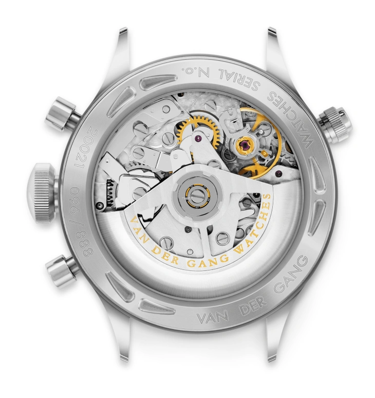 Van der Gang Watches,Gents 41mm,41mm,Stainless Steel,Black,Automatic,Chronograph,Day,20021