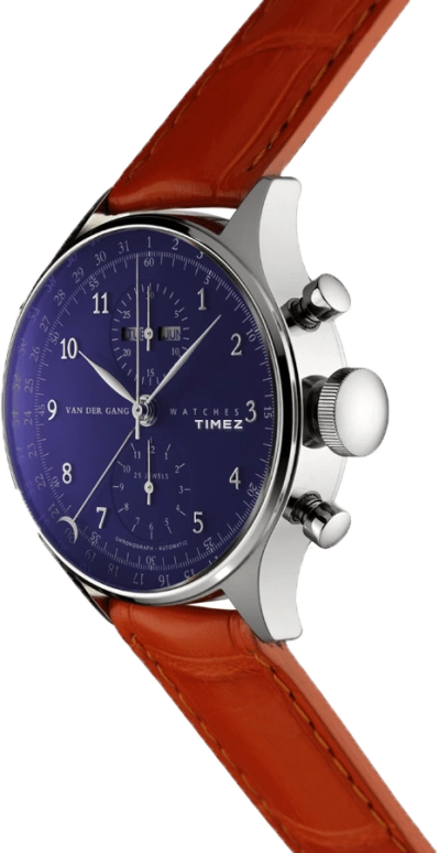 Van der Gang Watches,Gents 41mm,41mm,Stainless Steel,Blue,Automatic,Chronograph,Month,Date,Day,42hours,Sapphire,20004