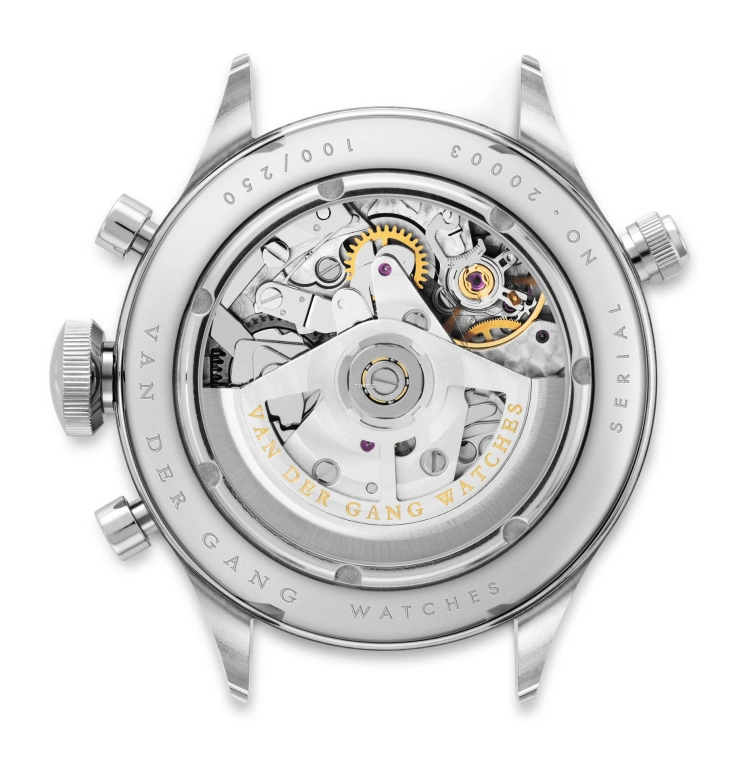 Van der Gang Watches,Original 41mm,41mm,Stainless Steel,Grey,Automatic,Chronograph,Month,Date,Day,42hours,Sapphire,Crystal Glass,2000234 ,2000234 - T