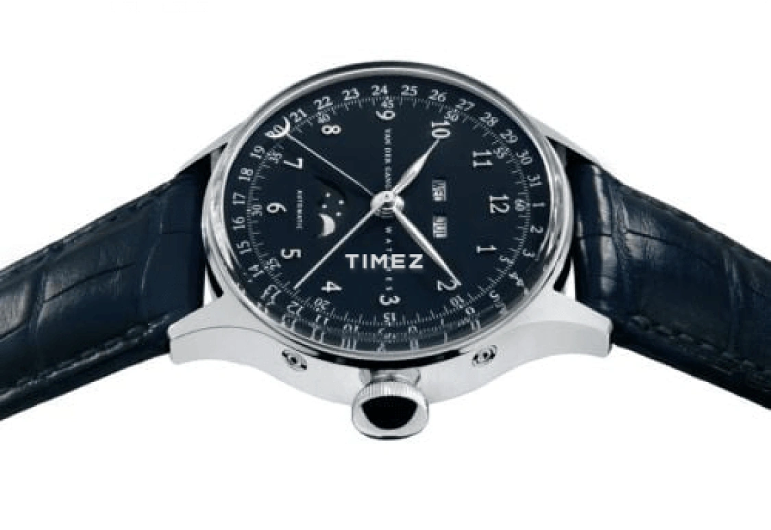 Van der Gang Watches,Ladies 34mm,34mm,Stainless Steel,Black,Automatic,Moonphase,Month,Date,Day,42hours,Sapphire,20007M