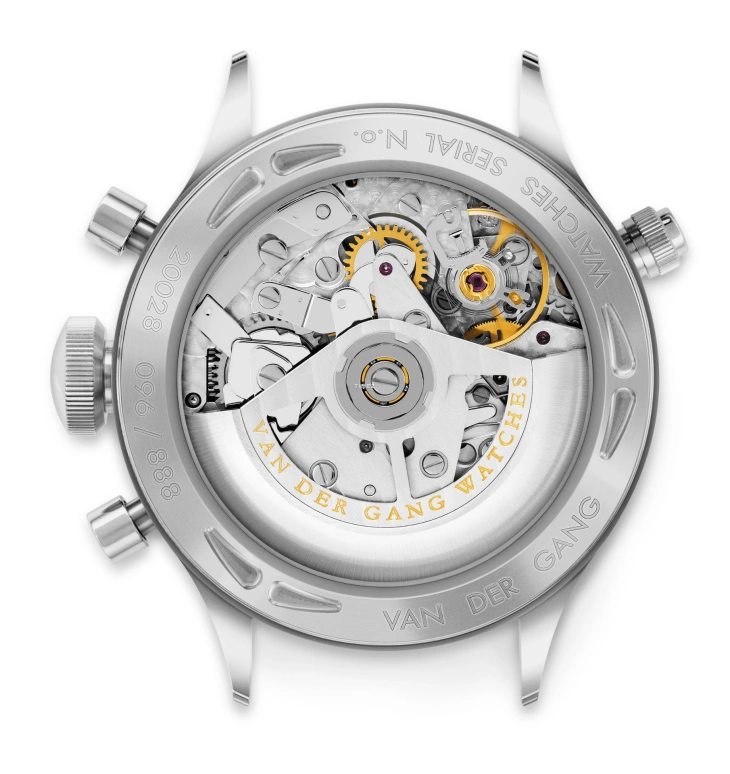 Van der Gang Watches,Gents 41mm,41mm,Stainless Steel,Blue,Automatic,Chronograph,Moonphase,Day,20028
