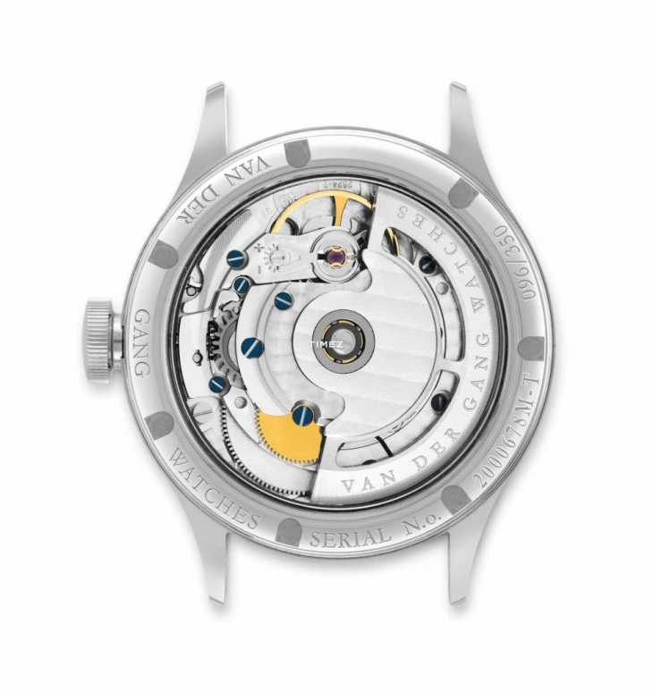 Van der Gang Watches,Ladies 34mm,34mm,Stainless Steel,Grey,Automatic,Moonphase,Month,Date,Day,40hours,Sapphire,2000678M,2000678M-T