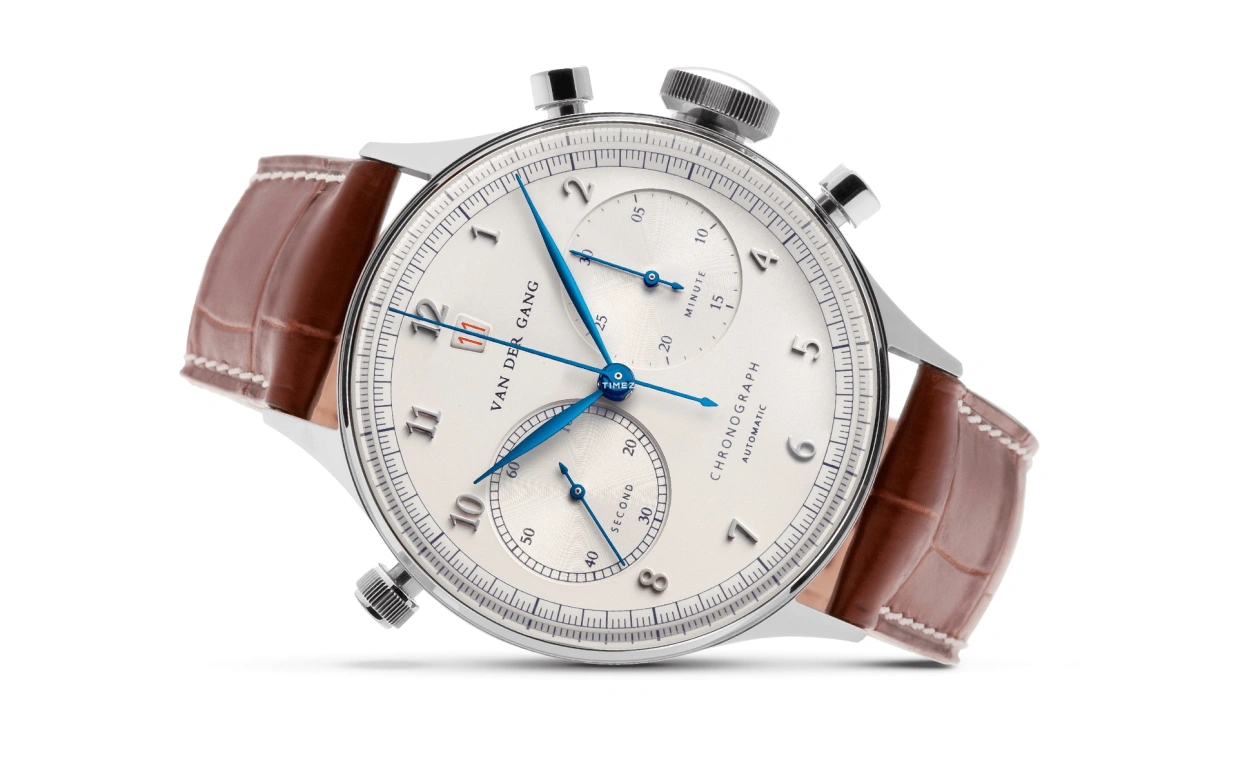 Van der Gang Watches,Gents 41mm,41mm,Stainless Steel,Silver,Automatic,Chronograph,Day,20019