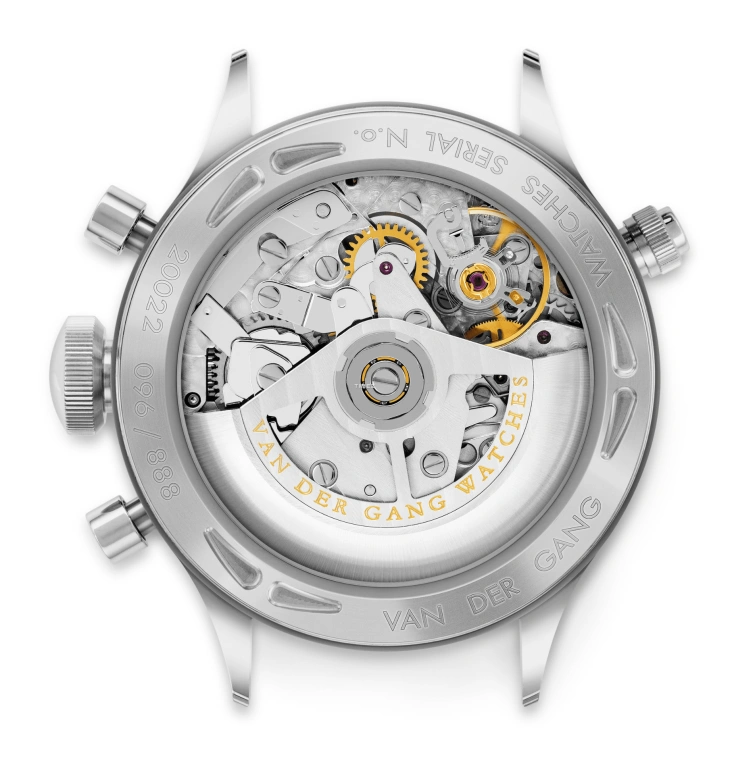 Van der Gang Watches,Gents 41mm,41mm,Stainless Steel,Black,Automatic,Chronograph,Day,20022