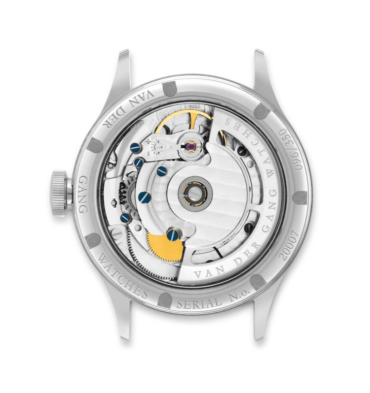 Van der Gang Watches,Ladies 34mm,34mm,Stainless Steel,Black,Automatic,Chronograph,Month,Date,Day,42hours,Sapphire,20007