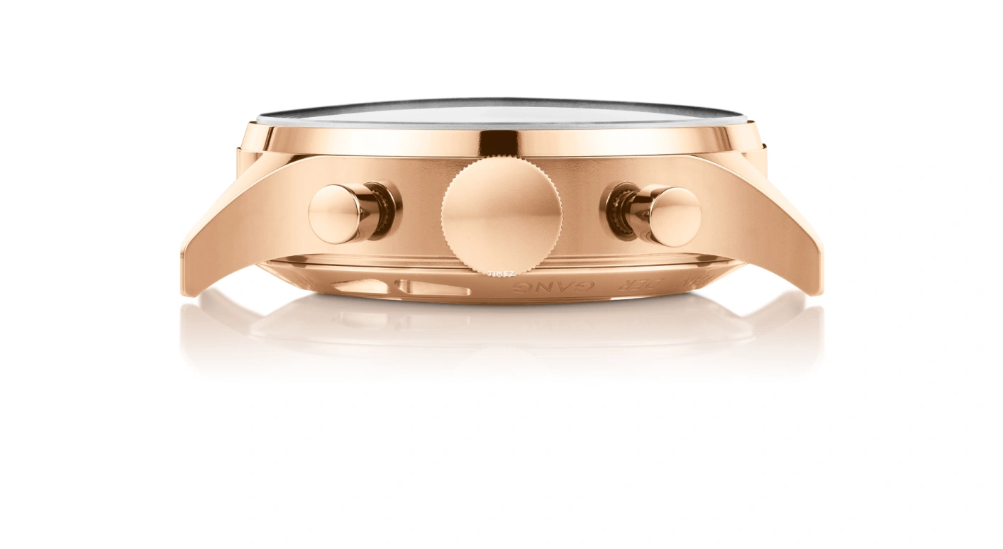 Van der Gang Watches,Gents 41mm,41mm,Rose Gold,Blue,Automatic,Chronograph,Moonphase,Day,20030