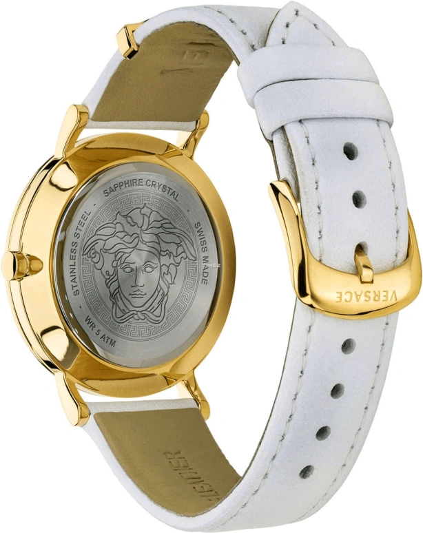 VERSACE,Women 36mm,36mm,Stainless Steel,White,Quartz,Sapphire,Round,VEK400321