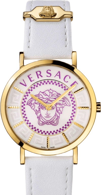 VERSACE,Women 36mm,36mm,Stainless Steel,White,Quartz,Sapphire,Round,VEK400321