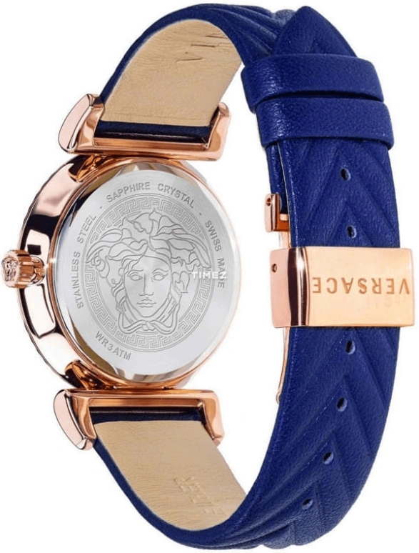 VERSACE,Women 35mm,35mm,Stainless Steel,Blue,Quartz,Sapphire,Round,VERE01720