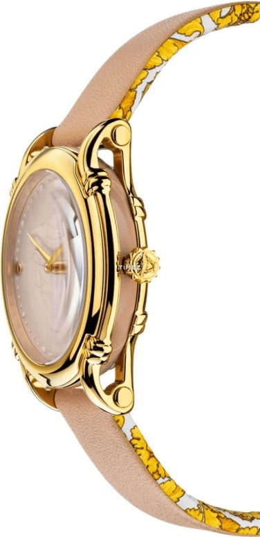 VERSACE,Women 40mm,40mm,Stainless Steel,Cream,Quartz,Sapphire,Round,VEPN00120
