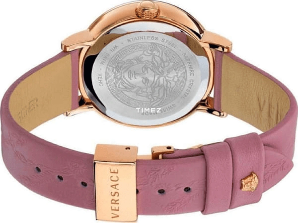 VERSACE,Women 36mm,36mm,Stainless Steel,Grey,Quartz,Sapphire,Round,VEHC00319