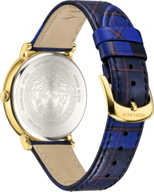 VERSACE,Women 38mm,38mm,Stainless Steel,Black,Quartz,Sapphire,Round,VE8100218