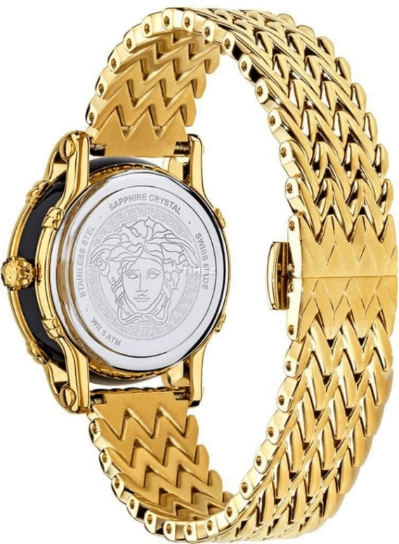 VERSACE,Women 40mm,40mm,Stainless Steel,Black,Quartz,Sapphire,Round,VEPN00620