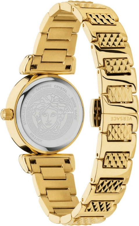 VERSACE,Women 27mm,27mm,Stainless Steel,Blue,Quartz,Sapphire,Round,VEAA01420