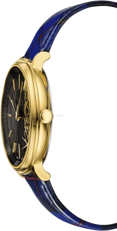 VERSACE,Women 38mm,38mm,Stainless Steel,Black,Quartz,Sapphire,Round,VE8100218