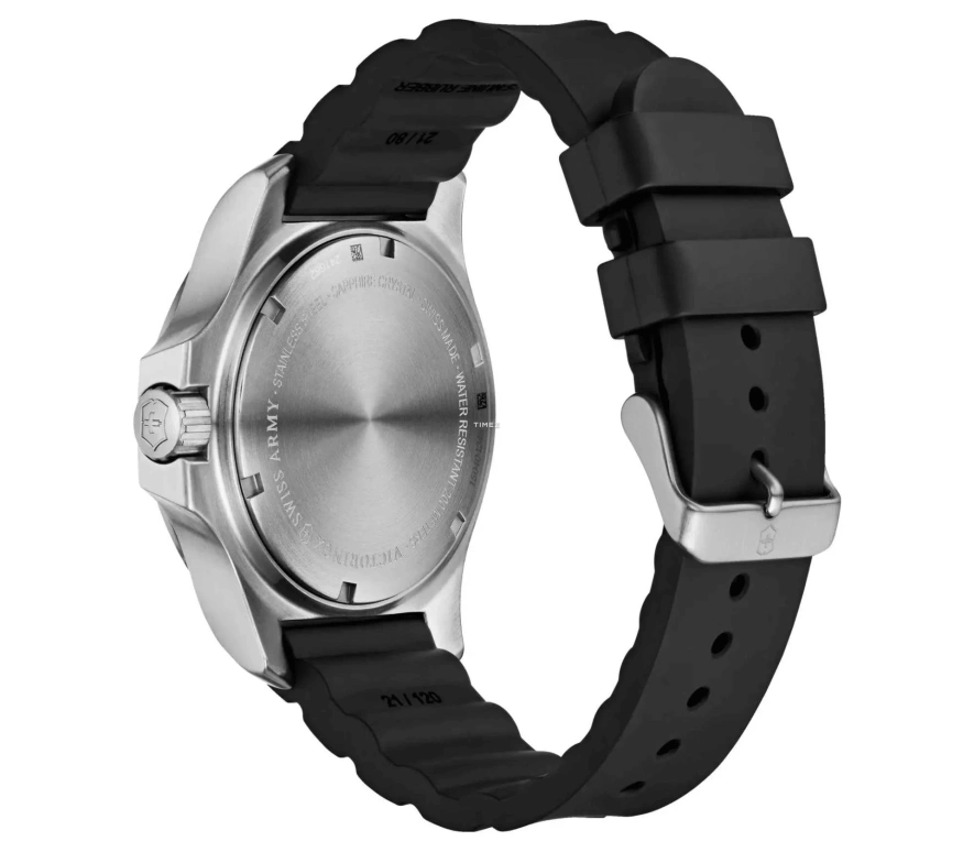 Victorinox,I.N.O.X. 43mm,43mm,Stainless Steel,Black,Quartz,Day,Sapphire,241682,241682.1