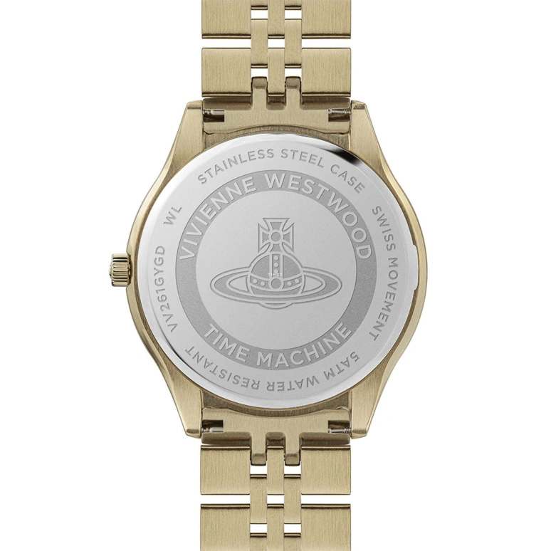 Vivienne Westwood,Other 37mm,37mm,Stainless Steel,Grey,Quartz,Day,Round,VV261GYGD
