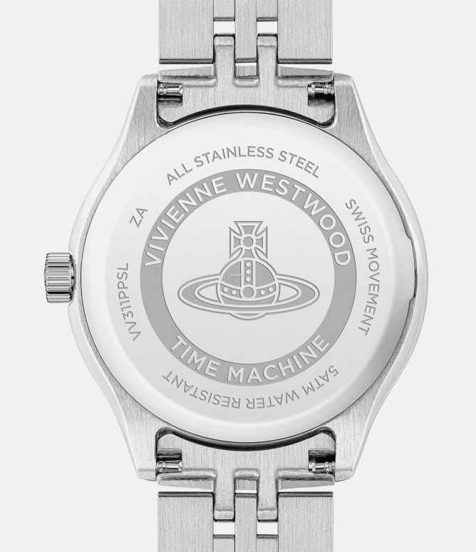Vivienne Westwood,Other 29mm,29mm,Stainless Steel,Purple,Quartz,Day,Hardlex,Glass,VV311PPSL