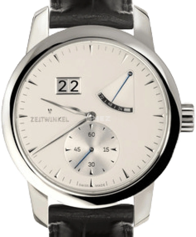 Zeitwinkel,42,5mm Classic 42.50mm,42.50mm,Stainless Steel,Silver,Automatic,Power Reserve Indicator,Big Date,273 SILVER
