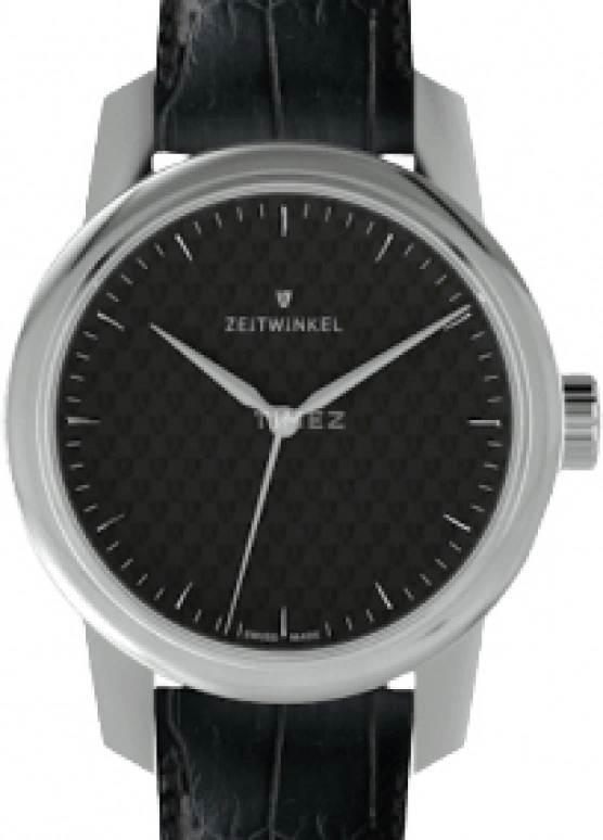 Zeitwinkel,39mm Midsize 39mm,39mm,Stainless Steel,Black,Automatic,72hours,In-house Caliber,082 BLACK