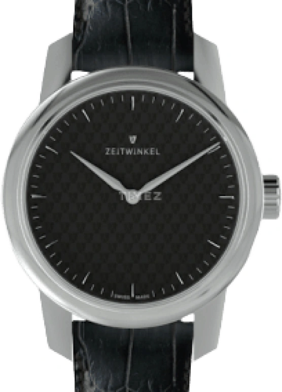Zeitwinkel,39mm Midsize 39mm,39mm,Stainless Steel,Black,Automatic,72hours,In-house Caliber,081 BLACK