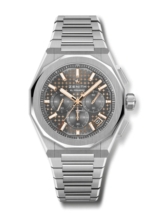 Zenith,Defy Skyline 42mm,42mm,Stainless Steel,Grey,Automatic,Chronograph,Day,03,03.9500.3600/02.I001