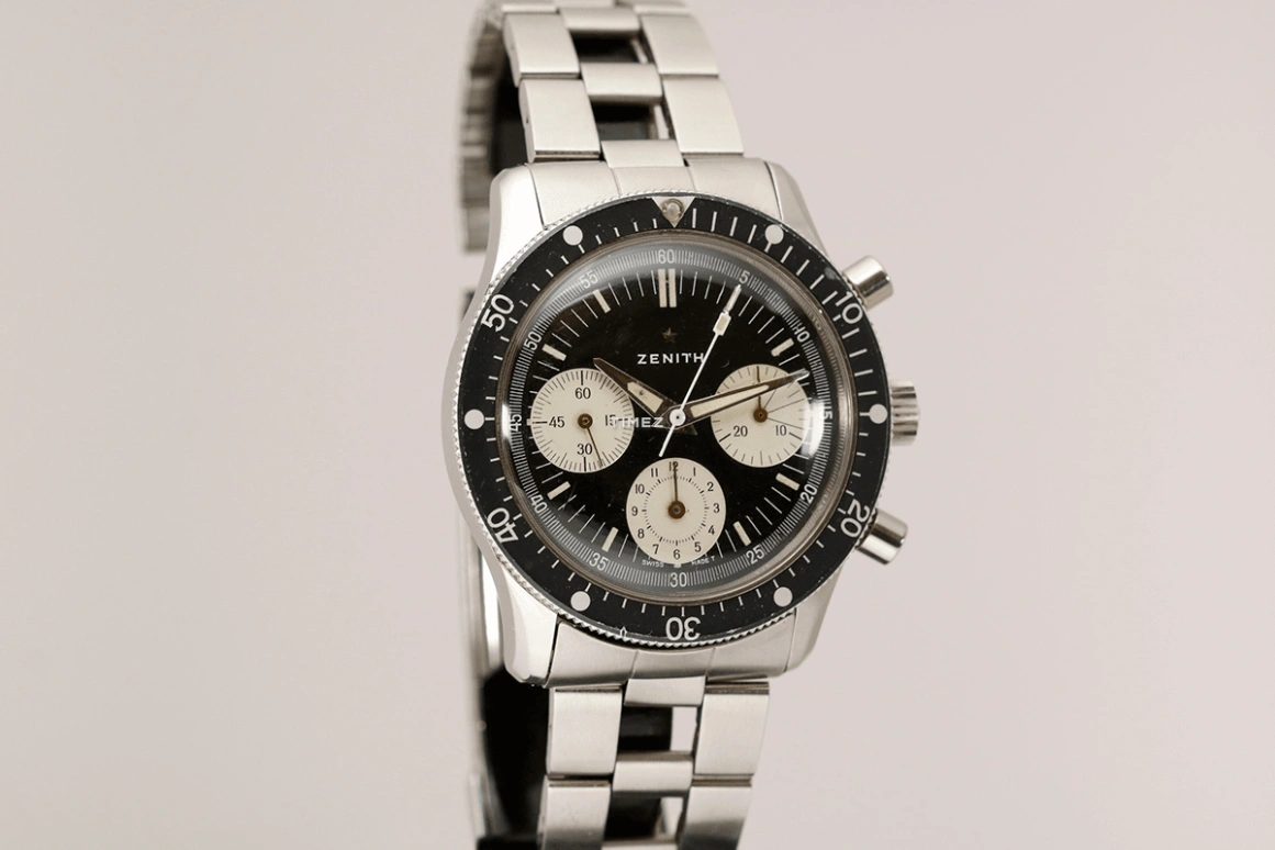Zenith,Icons 40.50mm,40.50mm,Stainless Steel,Black,Handwound,Chronograph,Round,A277
