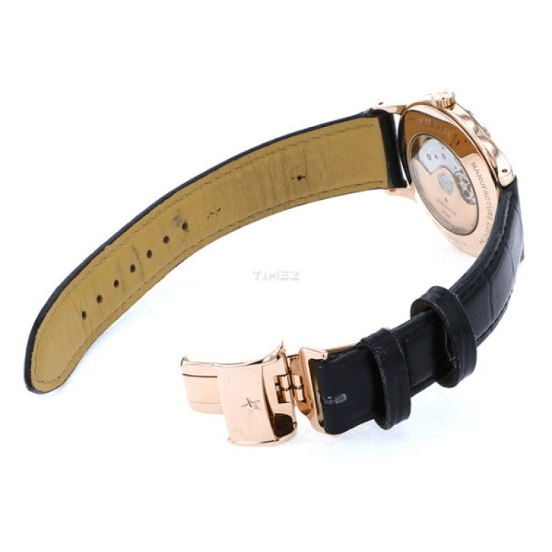 Zenith,Elite 37mm,37mm,Rose Gold,Silver,Automatic,Day,Sapphire,Crystal Glass,17,17.1125.680/01.C490