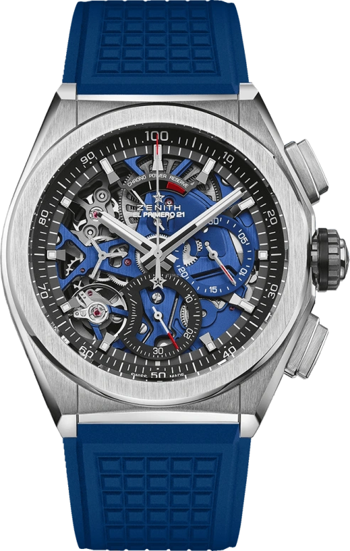 Zenith,Defy 44mm,44mm,Titanium,Skeleton,Automatic,Chronograph,Day,Power Reserve Indicator,95,95.9002.9004/78.R590