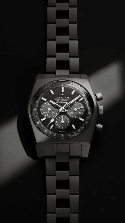 Zenith,Revival 37mm,37mm,Titanium,Black,Grey,Automatic,Chronograph,50hours,97,97.T384.4061/21.M384